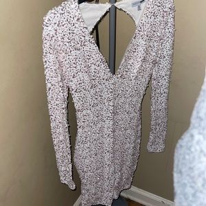 Fashion nova Sequin mini dress Xs women only been worn once
